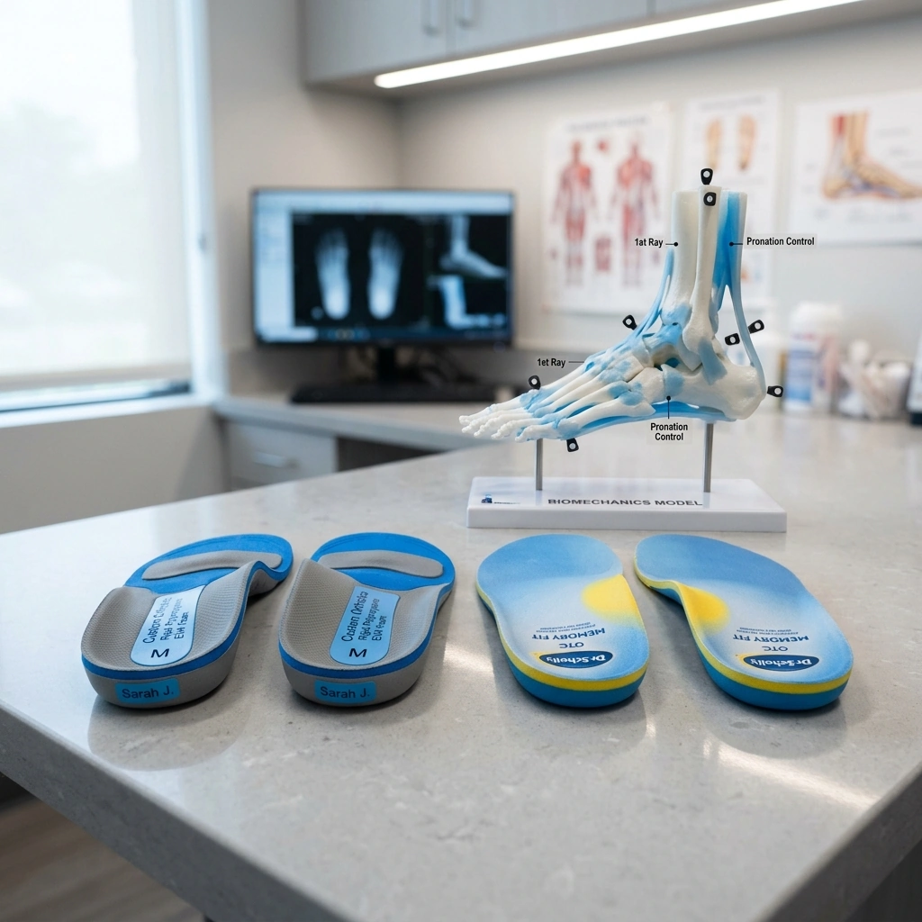 Custom Orthotics vs. Over-the-Counter Insoles: What's the Difference?