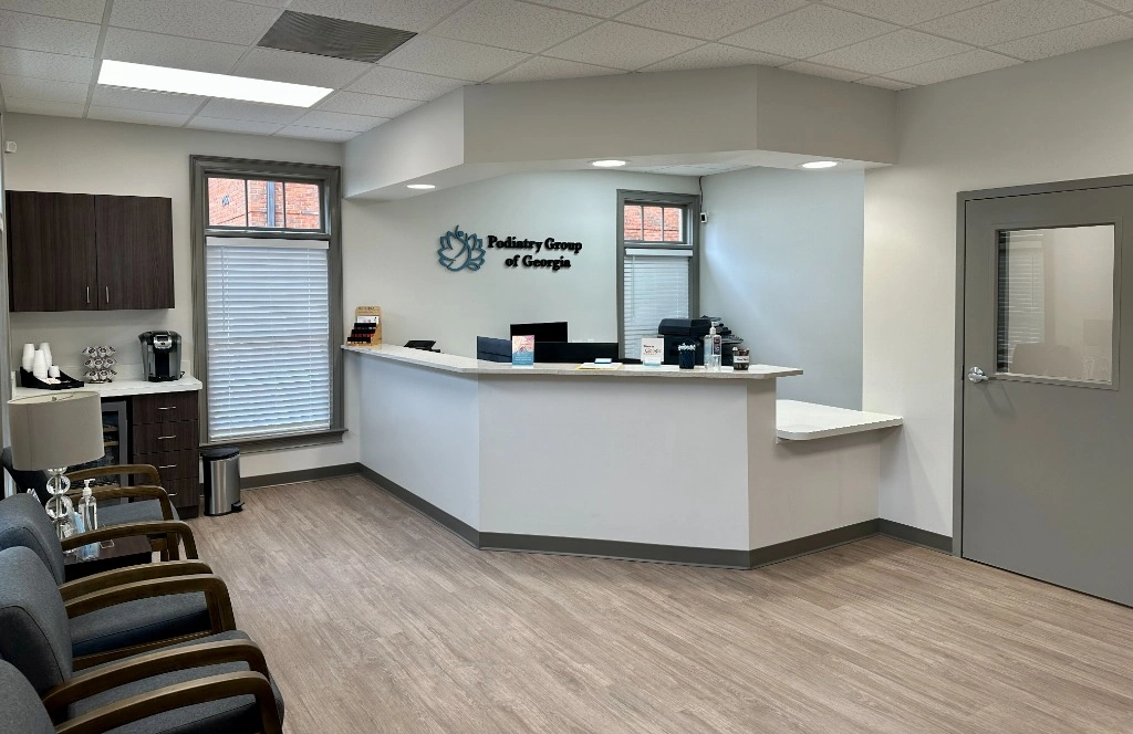 Reception Front Desk & Waiting Area