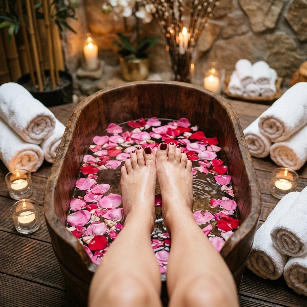 Royal Spa Pedicure visual presentation - Podiatry Group of Georgia