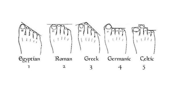 Foot Types Chart